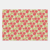 Feuille De Papier Cadeau Aquarelle Motif d'Apple (Devant 3)