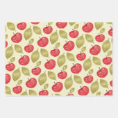 Feuille De Papier Cadeau Aquarelle Motif d'Apple (Devant 2)