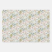 Feuille De Papier Cadeau Aquarelle peinte à la main (Devant)