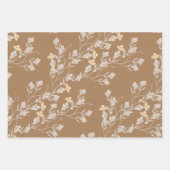 Feuille De Papier Cadeau Aquarelle Plante sauvage Heleniums (Devant 3)