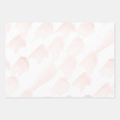 Feuille De Papier Cadeau Aquarelle rose Abstraite (Devant 2)