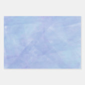 Feuille De Papier Cadeau Aquarelle rose bleu jaune (Devant)