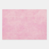Feuille De Papier Cadeau Aquarelle rose panachée  (Devant 3)