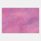 Feuille De Papier Cadeau Aquarelle rose panachée  (Devant 2)