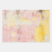 Feuille De Papier Cadeau Aquarelle rose rouille (Devant 2)