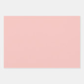 Feuille De Papier Cadeau Aquarelle rose Verre de Noël (Devant 3)