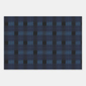 Feuille De Papier Cadeau Aquarelle rouge, verte et marine (Devant 2)