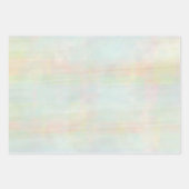 Feuille De Papier Cadeau Aquarelle verte et orange (Devant 2)