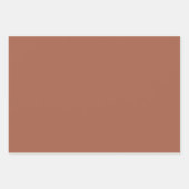 Feuille De Papier Cadeau Aquarelle Whimsical Winter House (Devant 3)