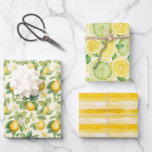Feuille De Papier Cadeau Aquarelle Zesty Lemon<br><div class="desc">Éclairez vos cadeaux grâce à nos feuilles de papier d'enveloppement d'aquarelle Zesty Lemon. Doté d'illustrations vibrantes de citron dans des teintes d'aquarelle rafraîchissantes,  ce design saisit l'essence du zeste et du charme de l'été. Parfait pour ajouter une touche gaie et vivante à tout cadeau !</div>