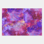 Feuille De Papier Cadeau Aquarelles d'imaginaire en tons multiples : (Devant 3)