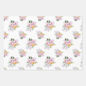 Feuille De Papier Cadeau Aquarelles été (Devant)