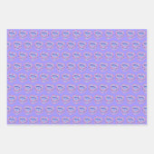 Feuille De Papier Cadeau Aquarius Zodiac Coquette Coeur gâteau d'anniversai (Devant 3)