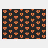 Feuille De Papier Cadeau Araignées déplaisantes d'Halloween (Devant 2)