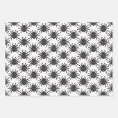 Feuille De Papier Cadeau Araignées monstres (Devant 3)