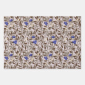 Feuille De Papier Cadeau Arbre de myrtille, William Morris (Devant 3)