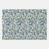 Feuille De Papier Cadeau Arbre de myrtille, William Morris (Devant)