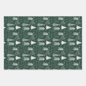 Feuille De Papier Cadeau Arbre de Noël - Arbre À feuillage persistant - Arb (Devant 2)