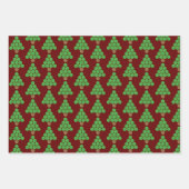 Feuille De Papier Cadeau Arbre de Noël de basket-ball (Devant 2)