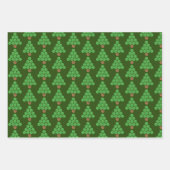 Feuille De Papier Cadeau Arbre de Noël de basket-ball (Devant)