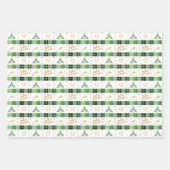 Feuille De Papier Cadeau Arbre de Noël de l'avocat - Scales de justice (Devant 2)