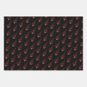 Feuille De Papier Cadeau Arbre de Noël du procureur (Devant 3)