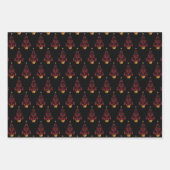 Feuille De Papier Cadeau Arbre de Noël du procureur (Devant 2)