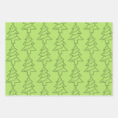 Feuille De Papier Cadeau Arbre de Noël du texte de cello (Devant)