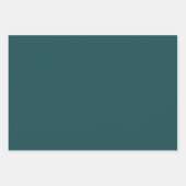 Feuille De Papier Cadeau Arbre de Noël minimal (Devant 2)