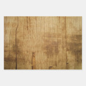 Feuille De Papier Cadeau Arbre de Noël minimal (Devant 3)