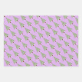 Feuille De Papier Cadeau Arbre de Noël minimaliste (Devant 2)