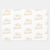 Feuille De Papier Cadeau Arbre de Noël moderne et Motif arc mignon (Devant 2)