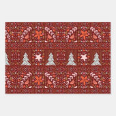 Feuille De Papier Cadeau Arbre de Noël Thème haute qualité (Devant 3)