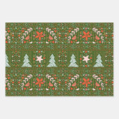 Feuille De Papier Cadeau Arbre de Noël Thème haute qualité (Devant 2)