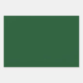 Feuille De Papier Cadeau Arbre de Noël vert/blanc Motif emblématique (Devant 2)