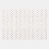 Feuille De Papier Cadeau Arbre des bois et étoiles (Devant 3)