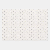 Feuille De Papier Cadeau Arbre des bois et étoiles (Devant)