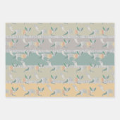 Feuille De Papier Cadeau Arbre d'hiver de Noël (Devant 3)