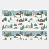 Feuille De Papier Cadeau Arbre Obtention Jour Vacances Wrap (3 feuilles) (Devant 3)
