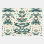 Feuille De Papier Cadeau Arbres de Noël motif (Devant 2)