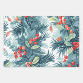 Feuille De Papier Cadeau Arbres de Noël motif (Devant 2)