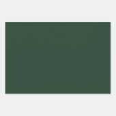 Feuille De Papier Cadeau Arbres de Noël vert rose (Devant 3)