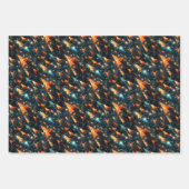 Feuille De Papier Cadeau Arbres modernes Abstraits : Conception audacieuse  (Devant 3)