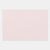 Feuille De Papier Cadeau Arbres roses Aquarelle Noël (Devant 2)