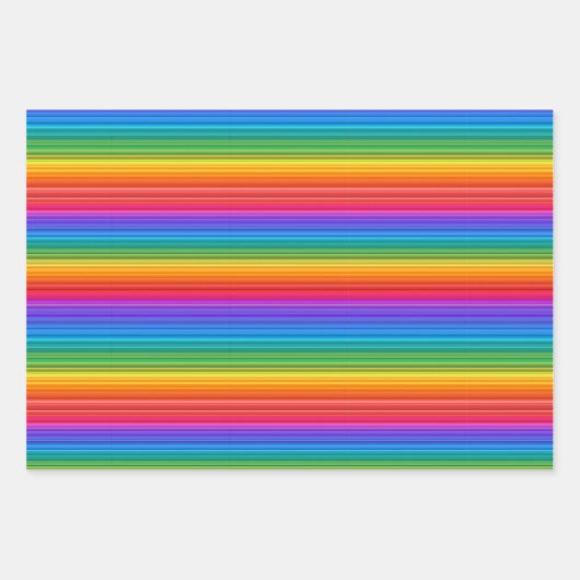 Feuille De Papier Cadeau Arc-en-ciel - Enveloppement Abstrait (Devant 2)