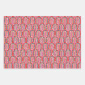 Feuille De Papier Cadeau Arcs Art déco | Rétro géométrique (Devant 2)
