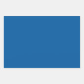 Feuille De Papier Cadeau Argent bleu Hanoukka (Devant 2)