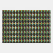 Feuille De Papier Cadeau Argent chaud (Devant 3)