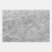 Feuille De Papier Cadeau Argent Faux Foil (Devant 2)