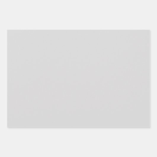 Feuille De Papier Cadeau Argent léger (Devant 2)